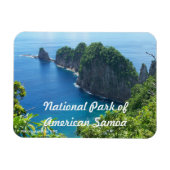 Amerikaans nationaal park Samoa Magnet Magneet (Horizontaal)