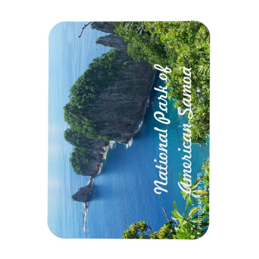 Amerikaans nationaal park Samoa Magnet Magneet (Verticaal)