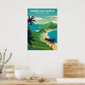 Amerikaans nationaal park Samoa Poster (Keuken)