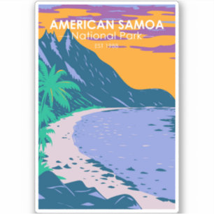 Amerikaans nationaal park Samoa Sticker