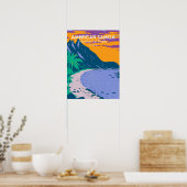 Amerikaans nationaal park Samoa - strand Poster (Keuken)