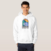 Amerikaans nationaal park van Samoa voor  strand Hoodie (Voorkant volledig)