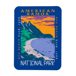 Amerikaans nationaal park van Samoa voor zware str Magneet