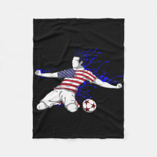 Amerikaans nationaal voetbalelftal shirt Verenigde Fleece Deken