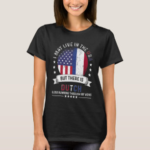 Amerikaans Nederlands Huis in Amerikaans Patriot A T-shirt