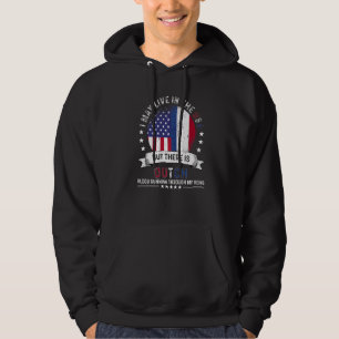 Amerikaans-Nederlands huis in de VS Patriot Amerik Hoodie