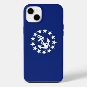 Amerikaans Noetisch jacht Vlag Anchor Stars Blue