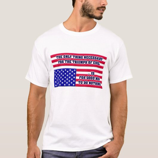 Amerikaans noodsignaal t-shirt (Voorkant)