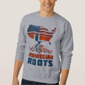 Amerikaans Noors sweatshirt (Voorkant)