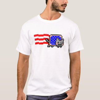 Amerikaans Nyan Cat® Shirt~! T-shirt