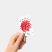 Amerikaans ochtend-dahlia ID-badge Badge (Handheld)