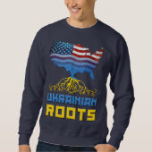 Amerikaans Oekraïens Roots Sweatshirt (Voorkant)