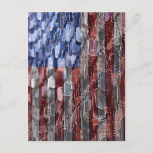 Amerikaans offer briefkaart (Voorkant)