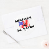 Amerikaans oliepleister, de Sticker van het olieve (Envelop)