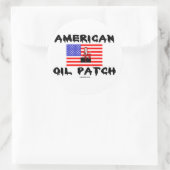 Amerikaans oliepleister, de Sticker van het olieve (Tas)