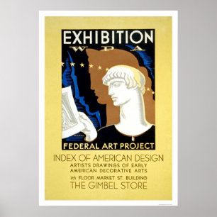 Amerikaans Ontwerp 1936 WPA Poster