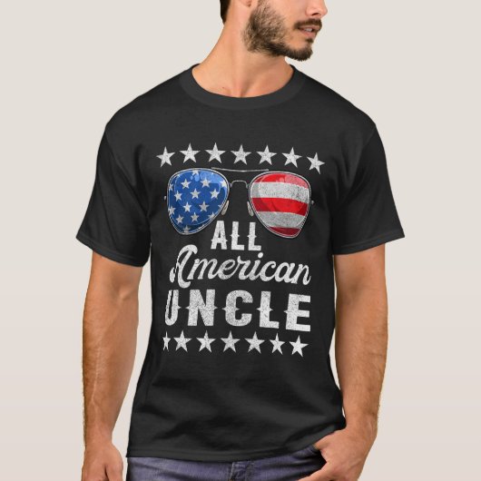 Amerikaans Oom Shirt (Voorkant)