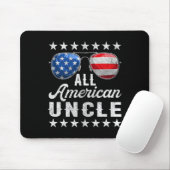 Amerikaans Oom Shirt Muismat (Met muis)