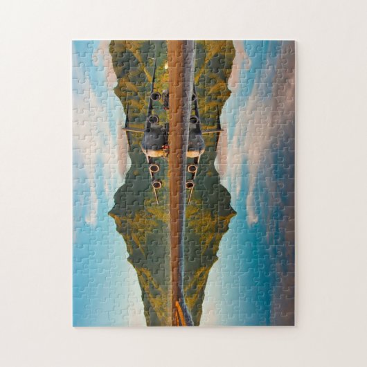 Amerikaans oorlogscentrum Samoa. Legpuzzel (Verticaal)