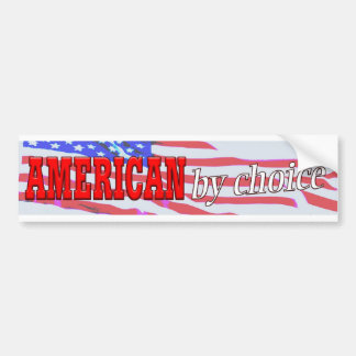 Amerikaans op Bumpersticker van keuze