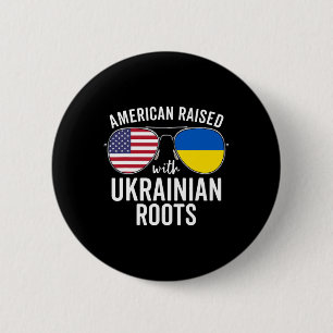 Amerikaans opgegroeid met Oekraïense wortels VS Oe Ronde Button 5,7 Cm