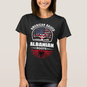 Amerikaans opgevoed met Albanese roots Albanees Al T-shirt
