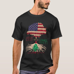 Amerikaans opgevoed met Libanese roots Libanon USA T-shirt