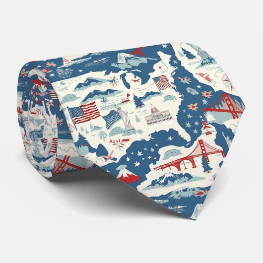  Amerikaans oriëntatiepatroon (2) Stropdas (Opgerold)