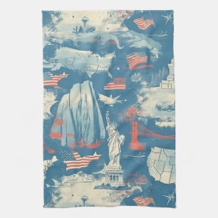  Amerikaans oriëntatiepatroon (3) Theedoek