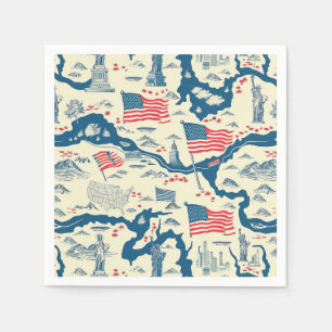  Amerikaans oriëntatiepatroon (4) Servet