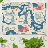 Amerikaans oriëntatiepatroon (4) Theedoek (Gevouwen)