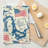 Amerikaans oriëntatiepatroon (4) Theedoek (Quarter Fold)