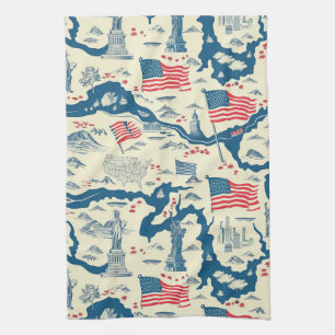  Amerikaans oriëntatiepatroon (4) Theedoek