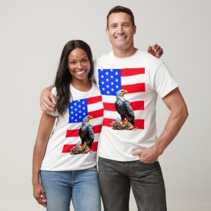 Amerikaans Origami Adelaar Shirt – Patriottisch Ge