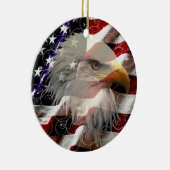 Amerikaans Ornament van de Eagle Flag Round (Rechts)