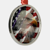 Amerikaans Ornament van de Eagle Flag Round (Rechts)