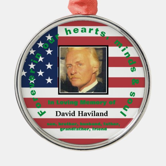 Amerikaans Ornament van de Vlag HAMbWG (Voorkant)