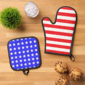 Amerikaans Ovenwant & Pannenlap Set (Top down)