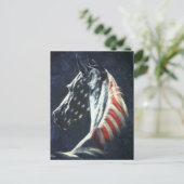 Amerikaans paard briefkaart (Staand voorkant)