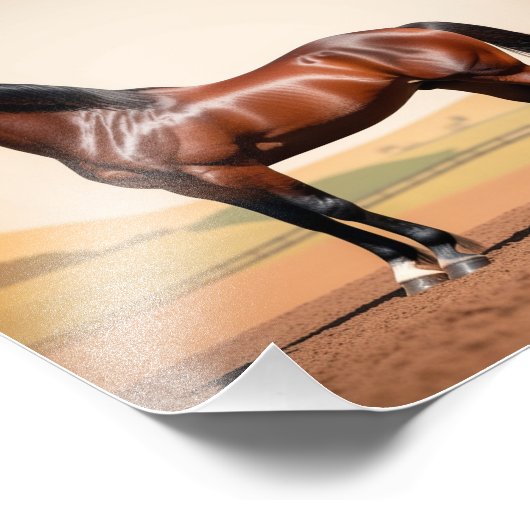 Amerikaans paard foto afdruk (Hoek)