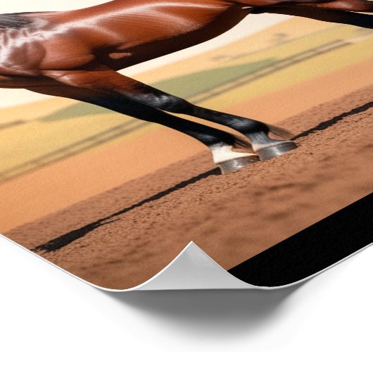 Amerikaans paard poster (Hoek)