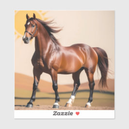 Amerikaans paard sticker