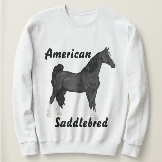 Amerikaans paard van zadelras trui (Design voorkant)