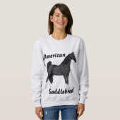 Amerikaans paard van zadelras trui (Voorkant volledig)