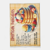 Amerikaans pannenkoekenrecept theedoek (Verticaal)