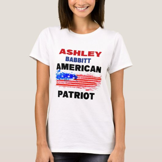 Amerikaans Patriot Ashley Babbitt T-shirt (Voorkant)