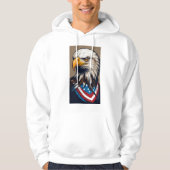 Amerikaans Patriot Bald Eagle T-shirt ontwerp (Voorkant)