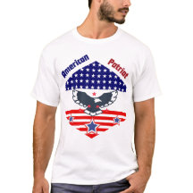 Amerikaans Patriot T-shirt – Vlag van de VS, Vrijh