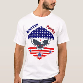 Amerikaans Patriot T-shirt – Vlag van de VS, Vrijh