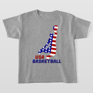 Amerikaans Patriotisch BASKETBAL T-shirt